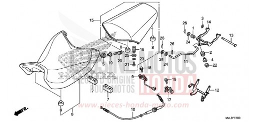 SIEGE NC750XDE de 2014
